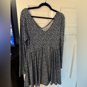 White Birch long sleeve skirt dress